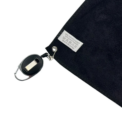 Golf Towel 26x26cm Microfiber with Carabiner Hook