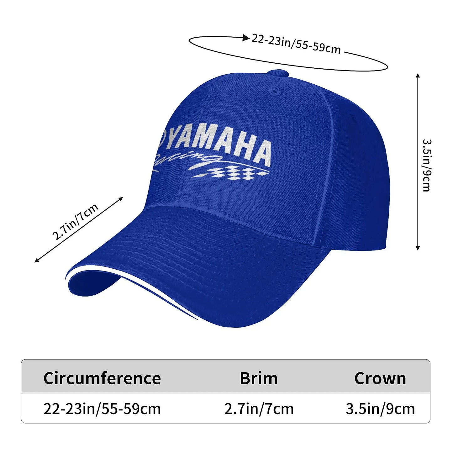 Lässige Y-Yamahas Racing Snapback Golfkappe