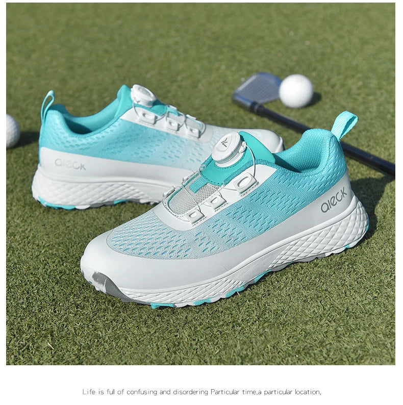 Chaussures de golf athlétiques antidérapantes confortables pour femmes