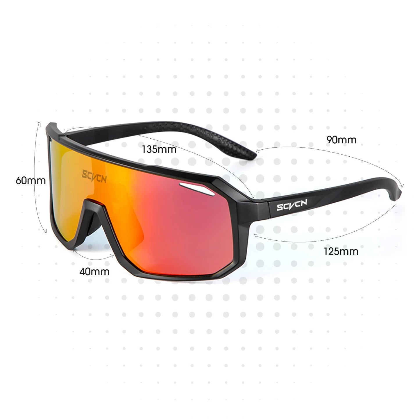 Mehrfarbige UV400-Fahrradsonnenbrille – Sportbrillen für Männer und Frauen