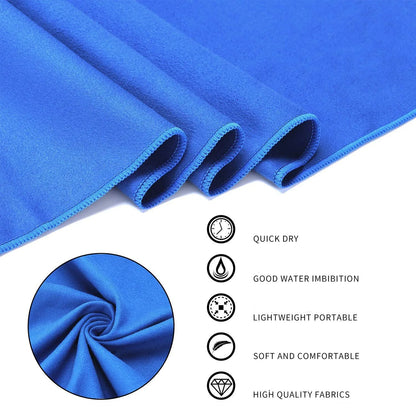 Quick-Drying Microfiber Sport Towel - Absorbent and Portable