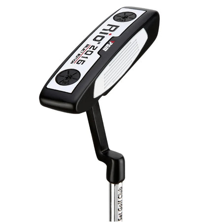 Putter de club de golf unisexe PGM TUG002 en acier inoxydable noir et blanc pour droitier