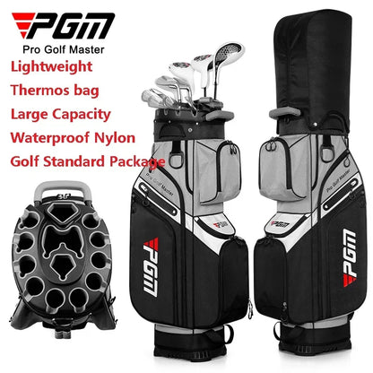 PGM Waterproof Golf Stand Bag with Big Capacity