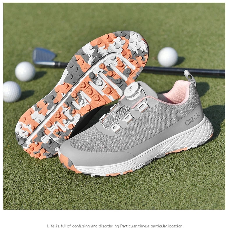 Chaussures de golf athlétiques antidérapantes confortables pour femmes