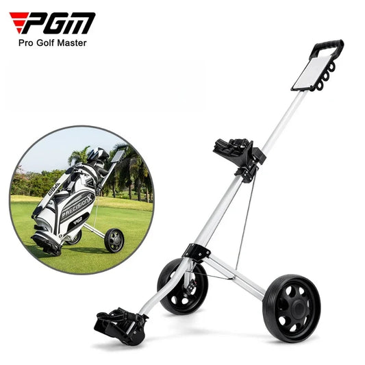 PGM Foldable Two Wheel Golf Trolley Push Cart