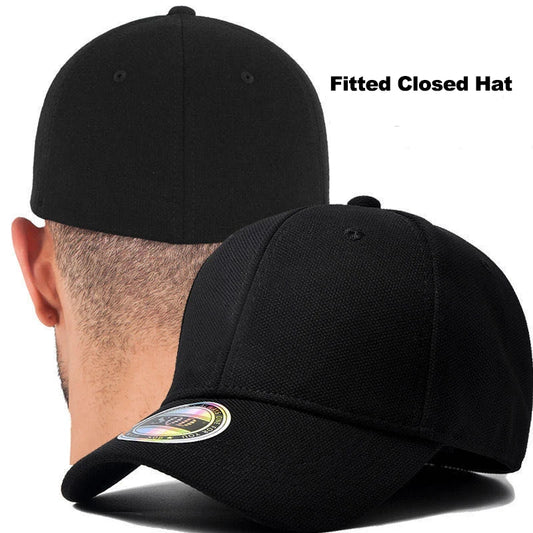 Fitted Baseball Cap for Outdoor Sports Style