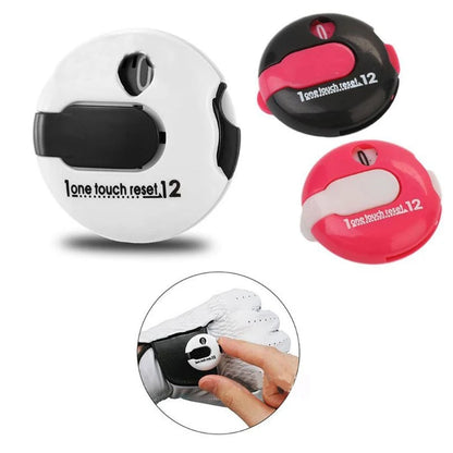 Mini Handheld Golf Shot Counter - Digital Scoring Keeper with Glove Clip