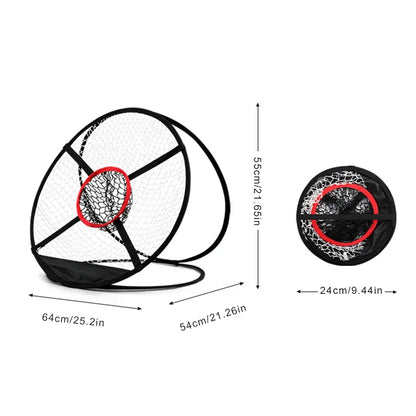 Foldable Golf Practice Net - Portable Swing Trainer for Indoor/Outdoor