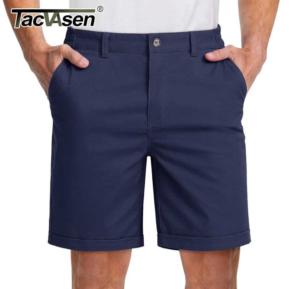 TACVASEN Short de golf décontracté d'été