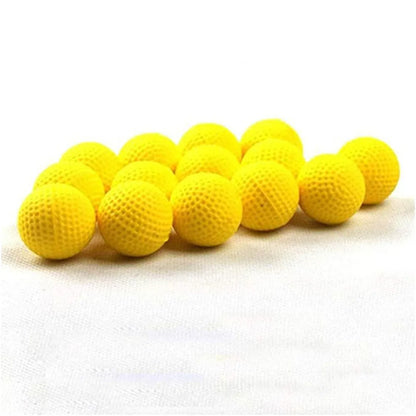Balles rondes de pistolet jouet de fléchettes de recharge en PU jaune
