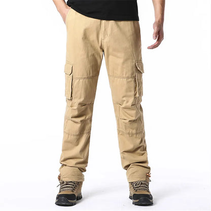 Pantalon tactique d'extérieur avec grandes poches pour homme