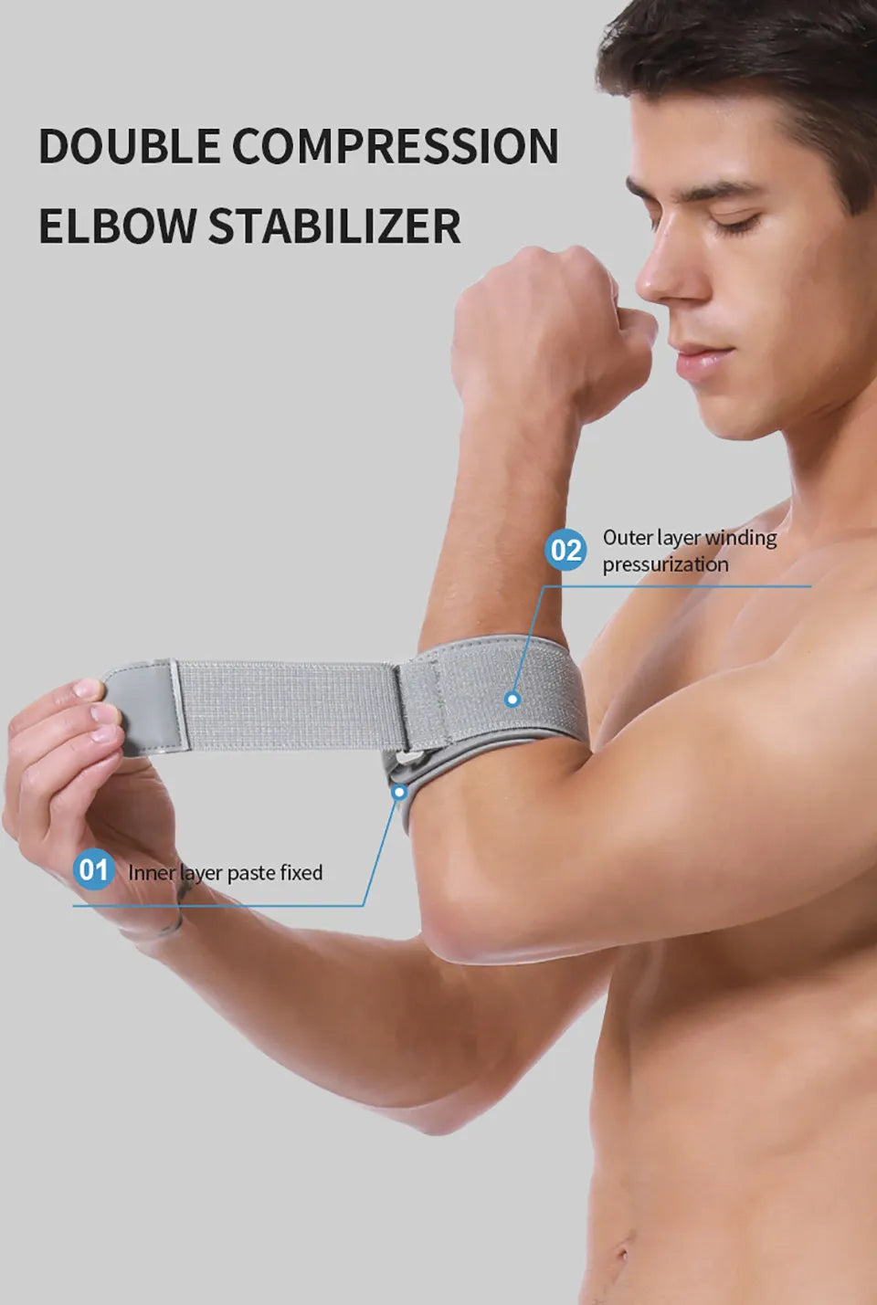 Tennis Golf Elbow Support Band Relieve Pain