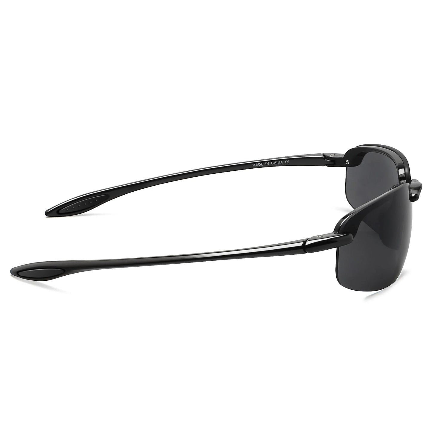 Sportliche Laufsonnenbrille mit randlosem Rahmen und UV400-Schutz