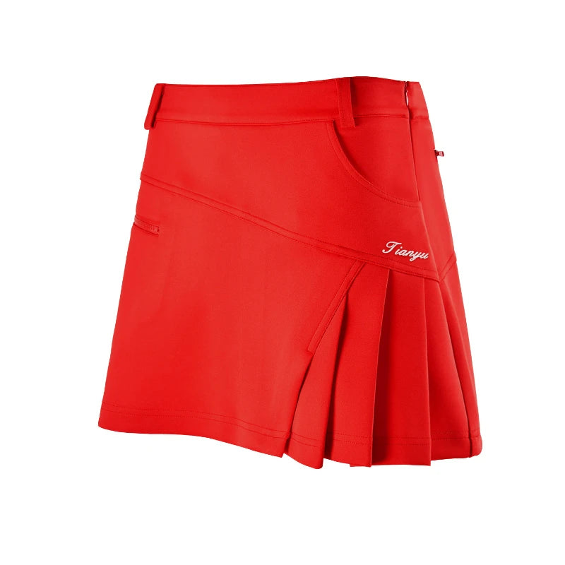 TTYGJ Damen-Golfrock – lässiger Falten-Skort