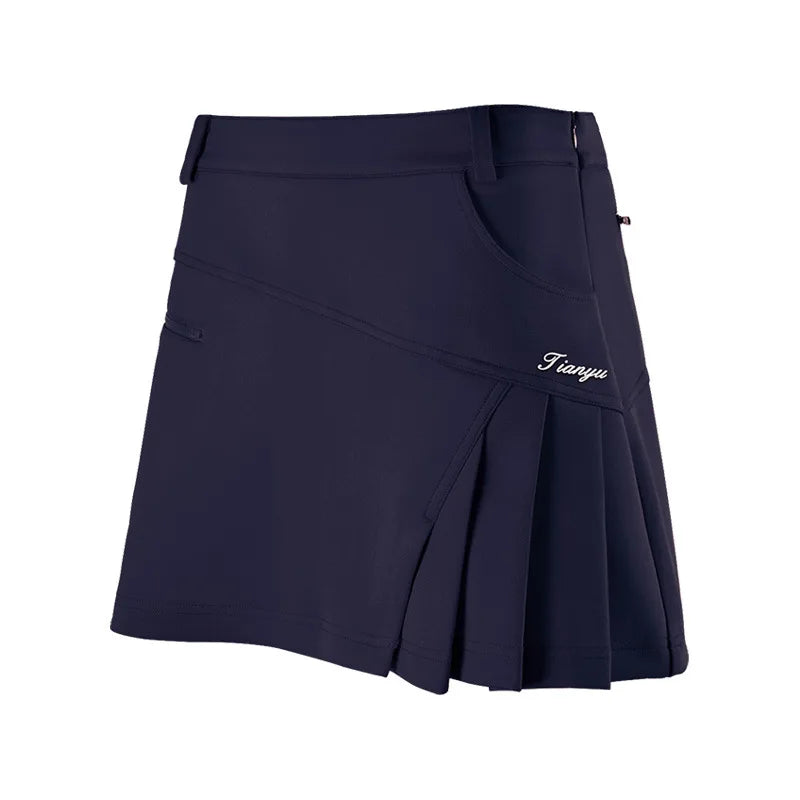 TTYGJ Damen-Golfrock – lässiger Falten-Skort