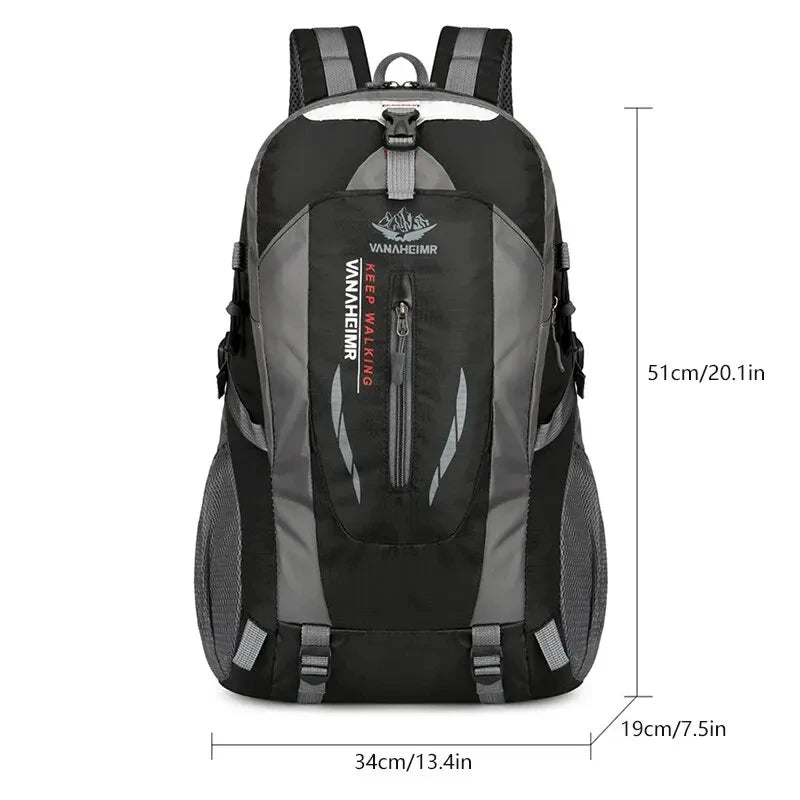 40L Outdoor Waterproof Large Capacity Hiking Backpack