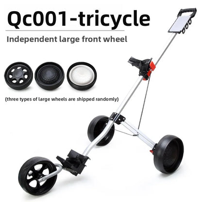 PGM Foldable 3/4 Wheel Golf Trolley Push Cart