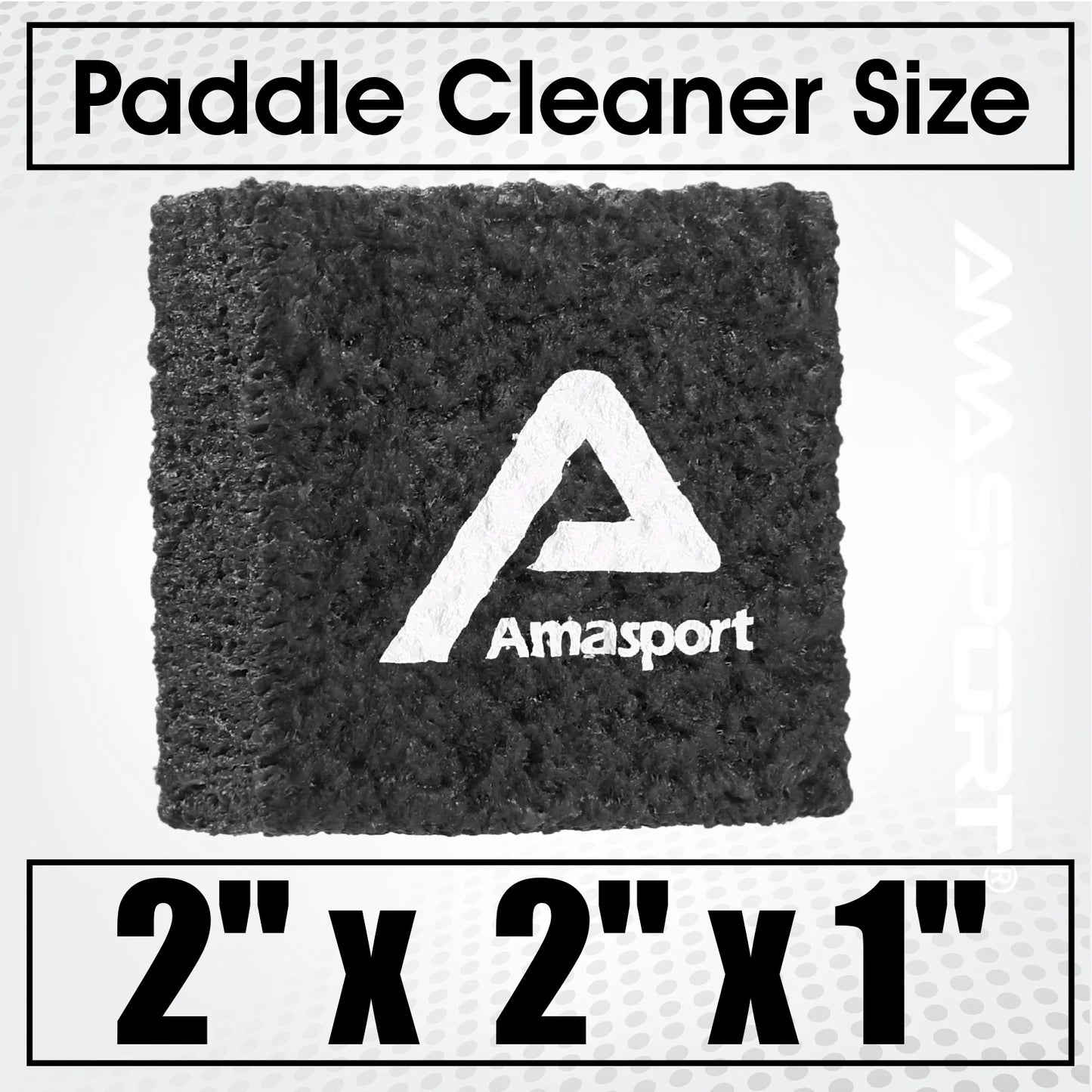 AMASPORT Paddle Eraser for Quick Racket Cleaning