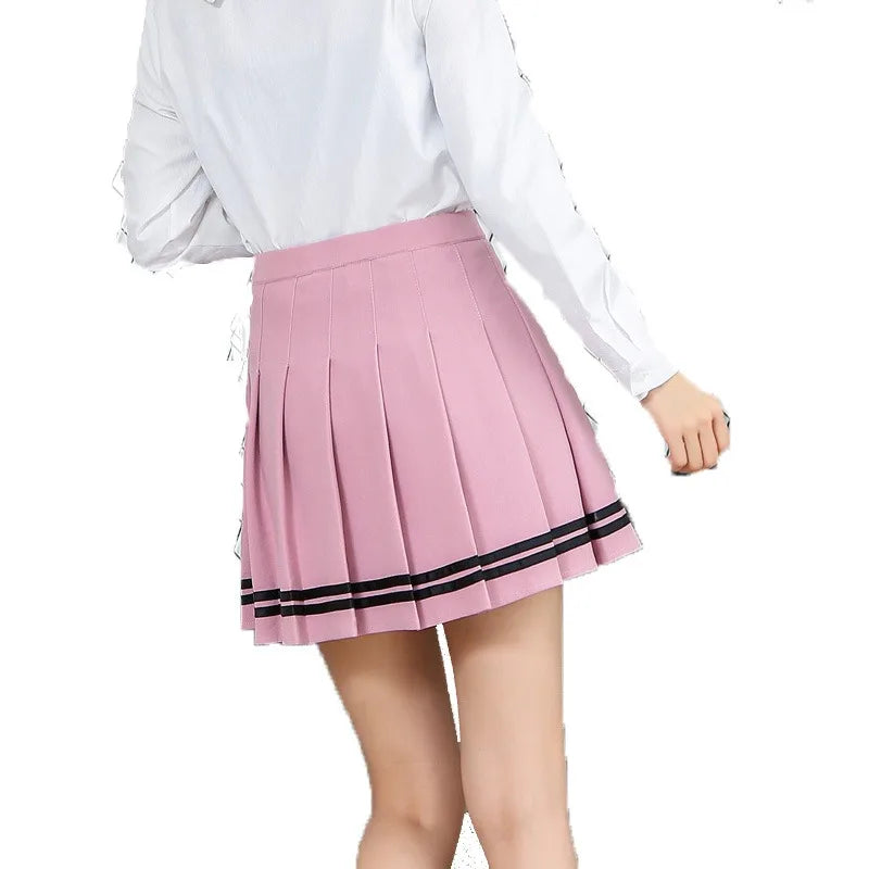 Preppy Girl Vintage Falten-Minirock