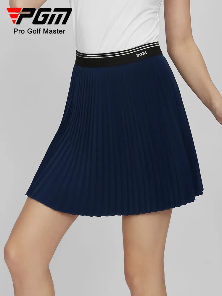 Quick-Drying Summer Golf Skirt with Elastic Belt