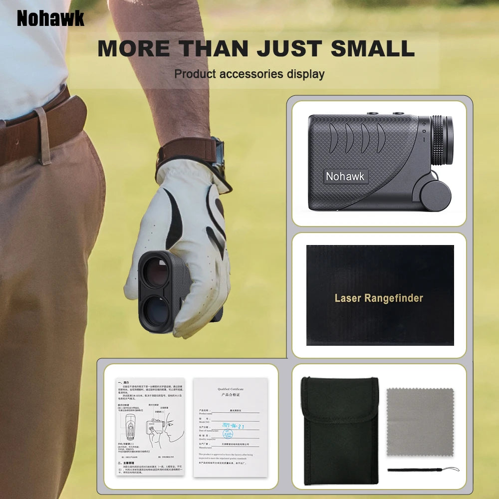 Nohawk Multifunktionales Golf-Laser-Entfernungsmesser-Teleskop