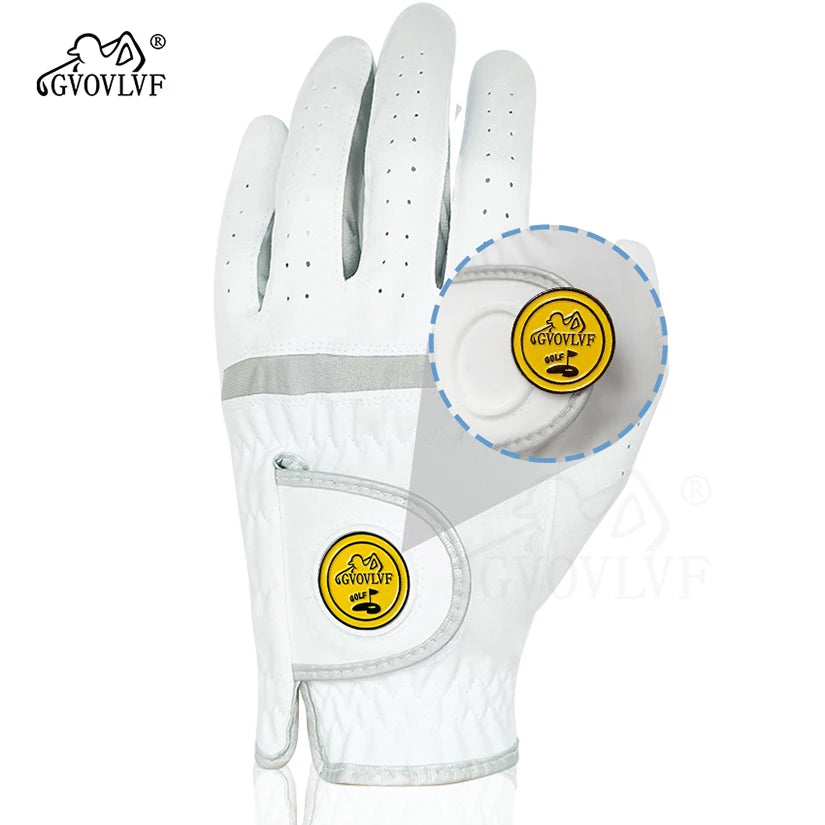 Micro Soft Fabric Golf Glove with Marker