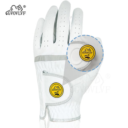 Micro Soft Fabric Golf Glove with Marker