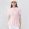Pink knitted shirt