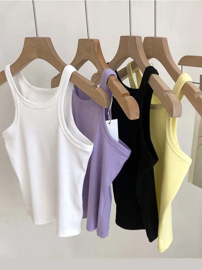 Women's Sexy Cropped Cami Tank Tops