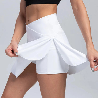 SALSPOR Sexy Gym Tennis Skirt - High Waist