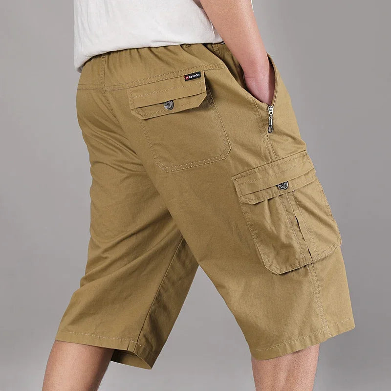 Business-Casual-Shorts für Herren aus reiner Baumwolle