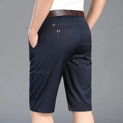 Knielange Golfshorts aus Baumwolle für Herren