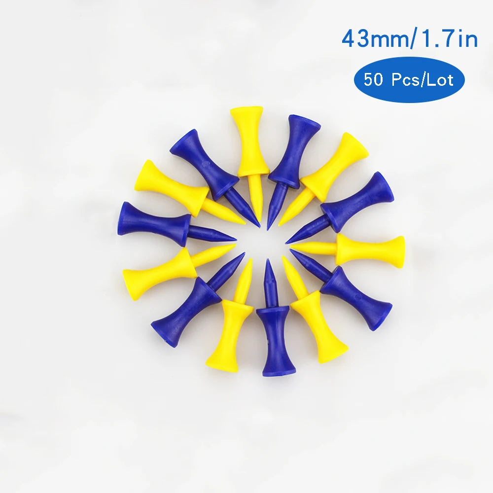 Plastic Golf Tees Stable Ball Position Longer Drives
