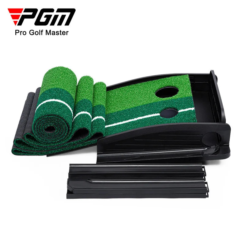 PGM Removable Putting Exerciser - Portable Golf Practice Mat for Home & Office