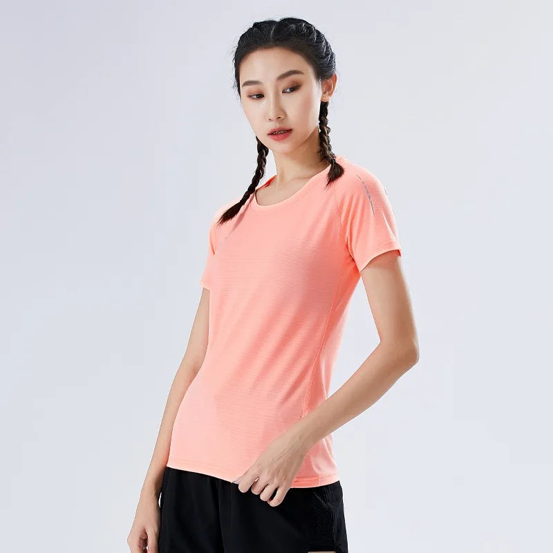 Summer Loose Fit Yoga Tee for Women