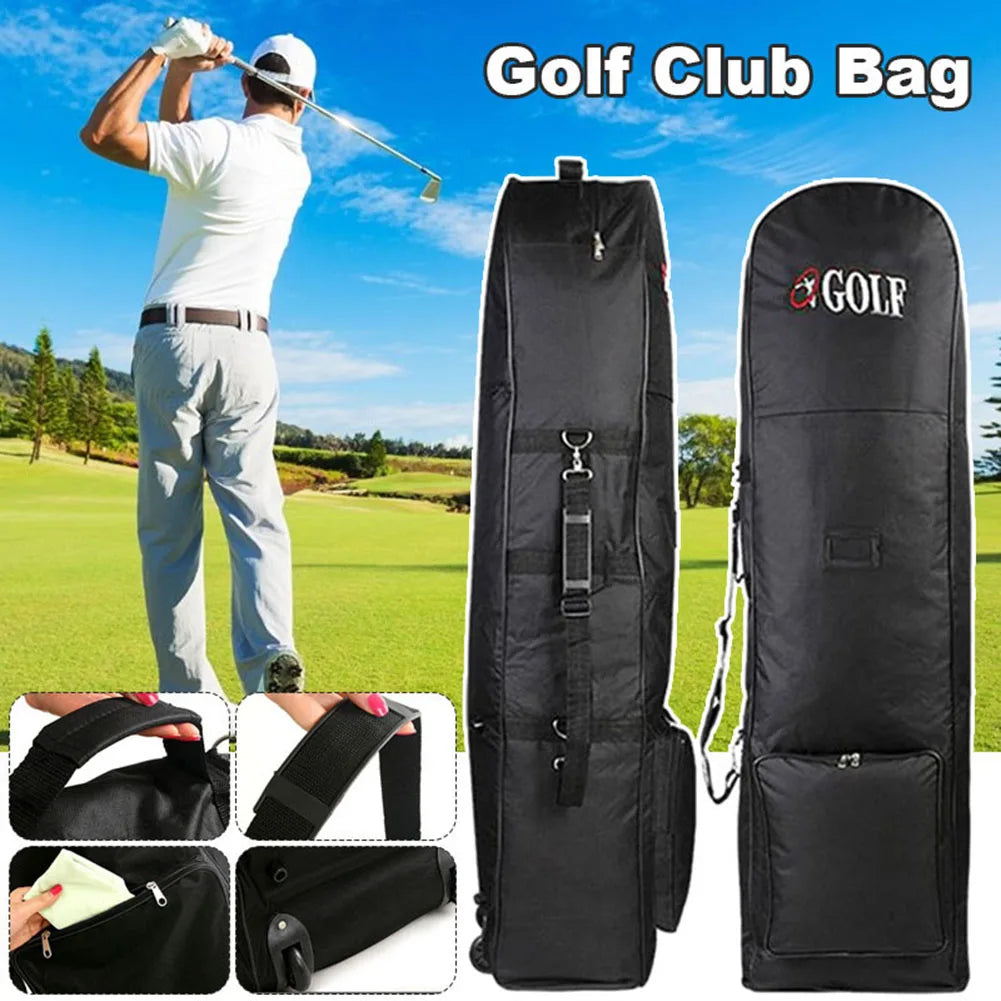 Robuste Golf-Reisetasche mit Rollen