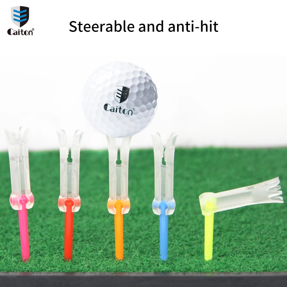 Caiton 3pc Golf Tee: Durable, Flexible, Directional Control