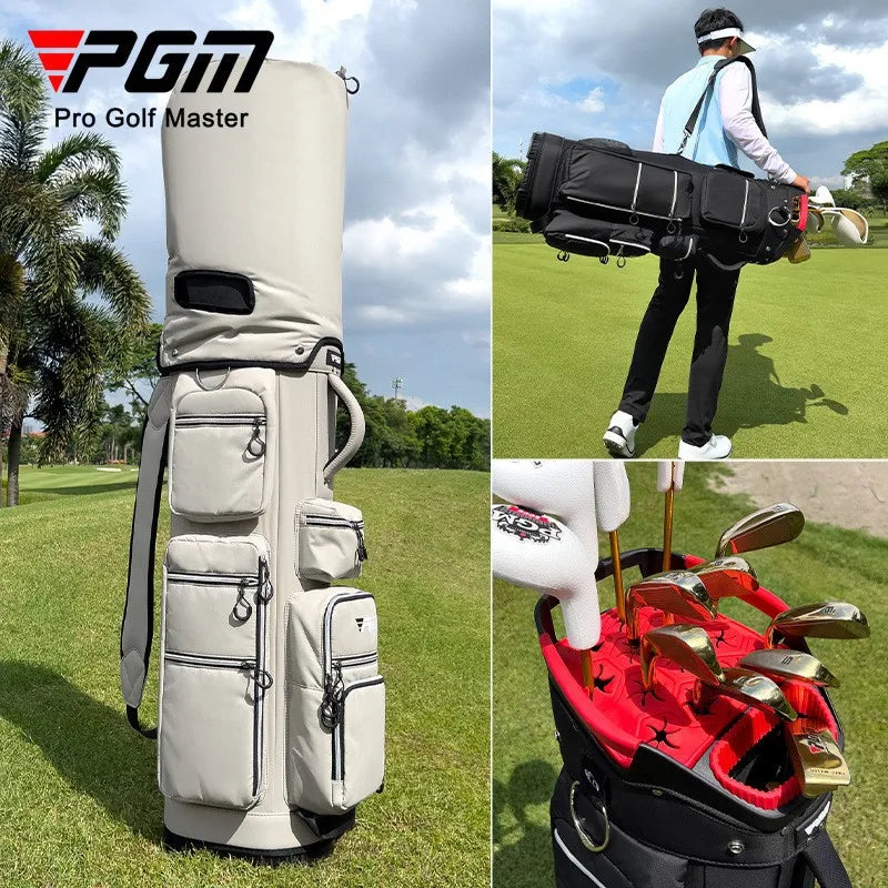 PGM QB166- Lightweight Standard Golf Bag with Fixed Club Holder