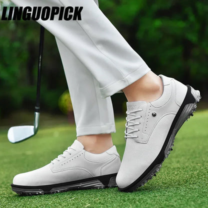 Waterproof Breathable Golf Sneakers for Men and Women