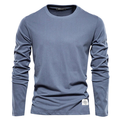 Classic High Quality Men's Cotton Long Sleeve T-Shirt