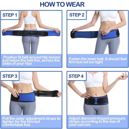 Sacroiliac SI Hip Belt - Pain Relief Support Brace