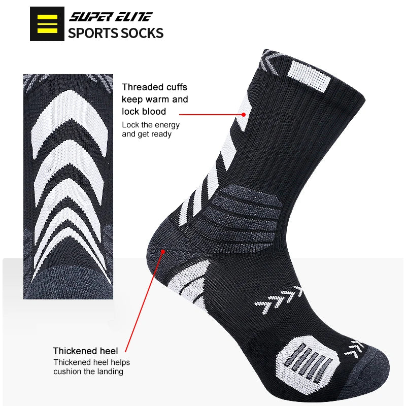 Breathable Cotton Aero Sports Socks - Unisex