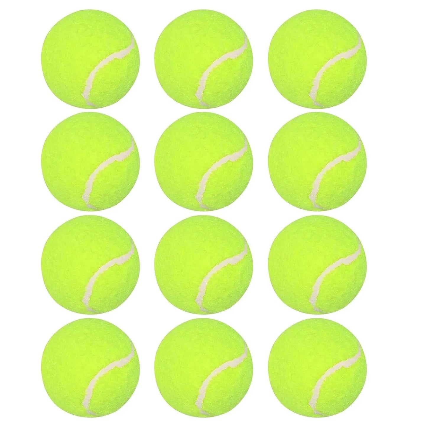 Balles de tennis de 2 pouces pour chiens (lot de 12)