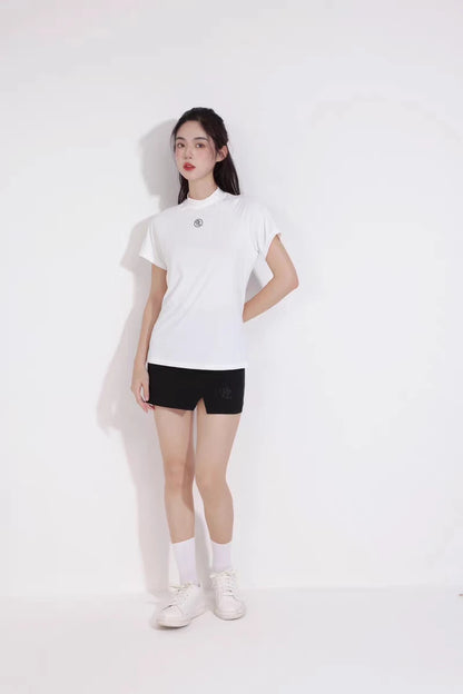 Women's Summer Golf Set - Quick-Dry T-Shirt & Hip Skirt