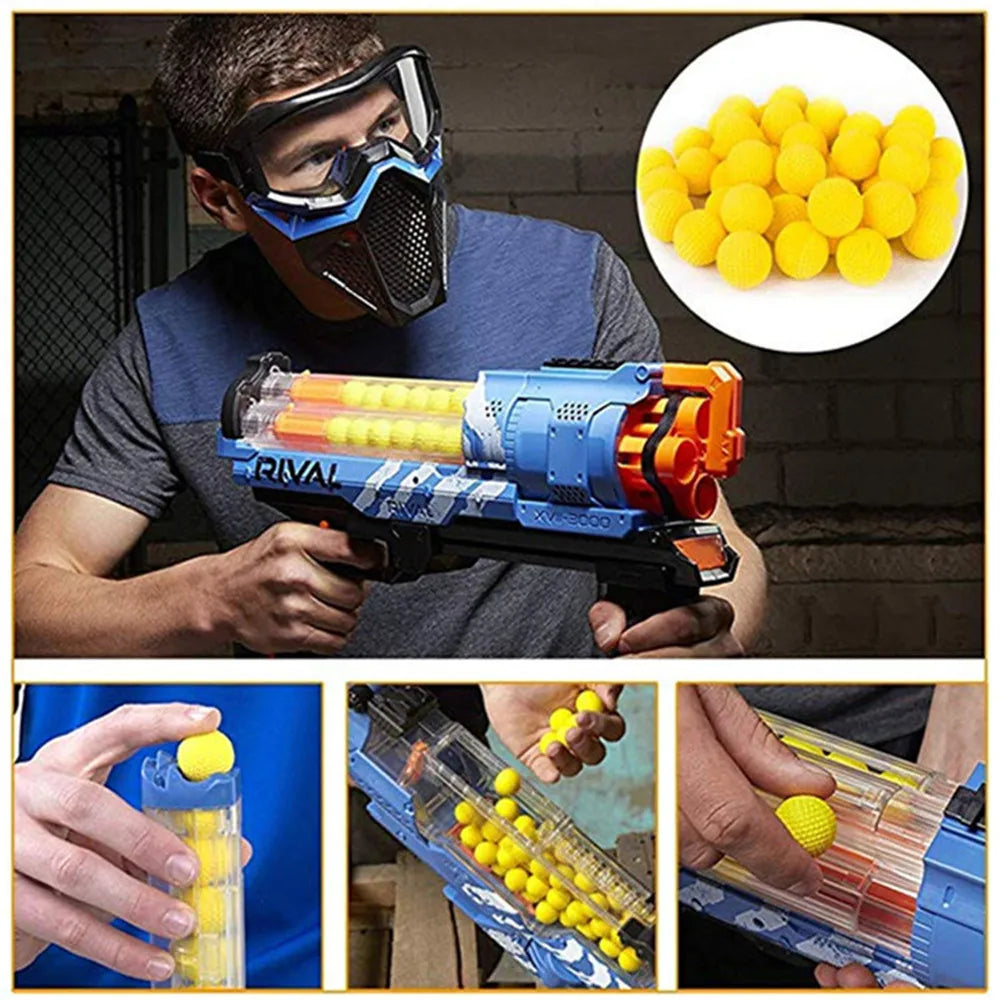 Yellow PU  Refill Darts Toy Gun Round Bullets