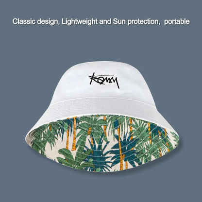 Retro Double-Sided Bucket Hat for Summer