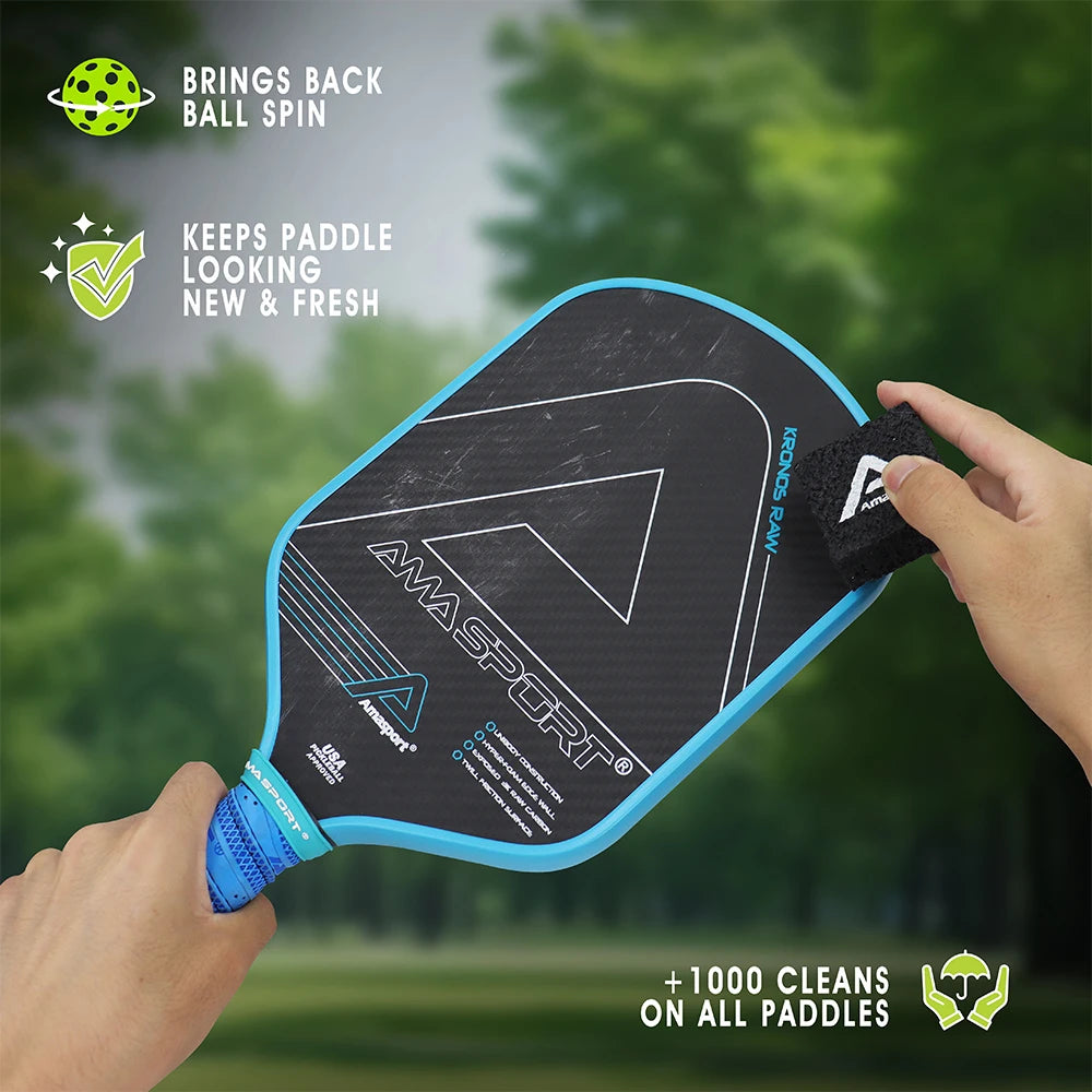 AMASPORT Paddle Eraser for Quick Racket Cleaning