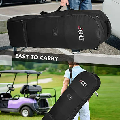 Heavy-Duty Golf Travel Bag with Wheels