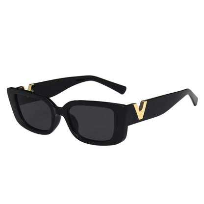 Vintage Designer Rectangle Sunglasses UV400