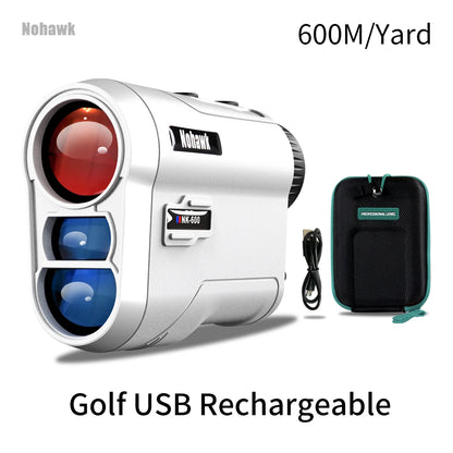 Nohawk 600M/1000Y Golf-Laser-Entfernungsmesser mit Neigungskompensation